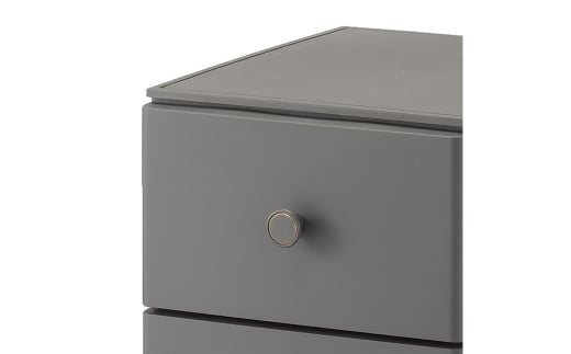 収納チェスト ルームス コンベッソ 344 4段 ダークグレー 収納棚 キャビネット 収納ボックス 衣類収納 衣装ケース 引出し収納 ルームチェスト 新生活 一人暮らし 【012S013】