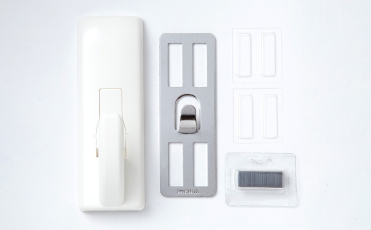 石膏ボード用固定金具 P-4ジャストフックセット白×3個セット 壁美人 壁掛けホルダー ホッチキス 簡単 おしゃれ 玄関 リビング キッチン 【012S054】