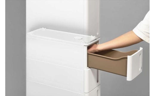 隙間収納 ストランティ ドロアーB ホワイト 隙間収納 収納棚 すき間収納 収納ボックス サニタリー スリムラック 洗面所 スリム収納 新生活 一人暮らし 【014S015】