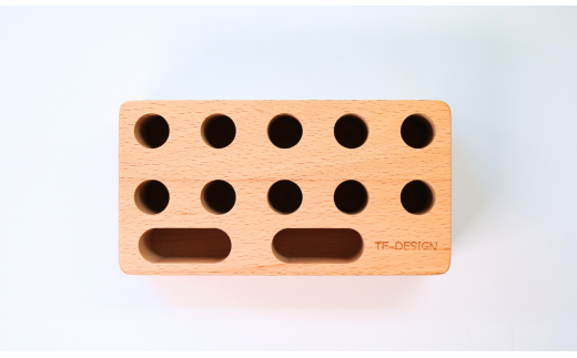 卓上ツールスタンド 木製 机上収納 文房具 工具立て 収納 DIY 工具収納 道具収納 模型 工作 おしゃれ シンプル 模型工具 収納用品 【016S067】