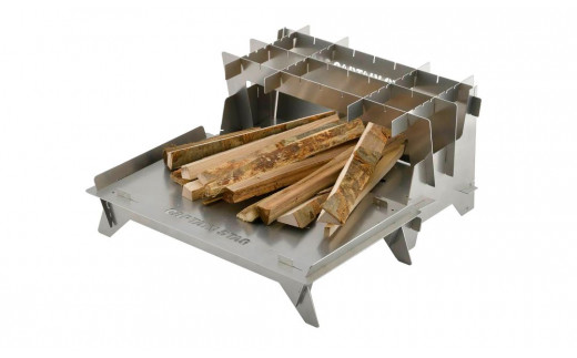 キャプテンスタッグ hako-niwa（ハコニワ） ベンチ 焚き火台 キャンプ用品 アウトドア用品 燕三条製焚火台 ソロキャンプ SDGs【017S012】