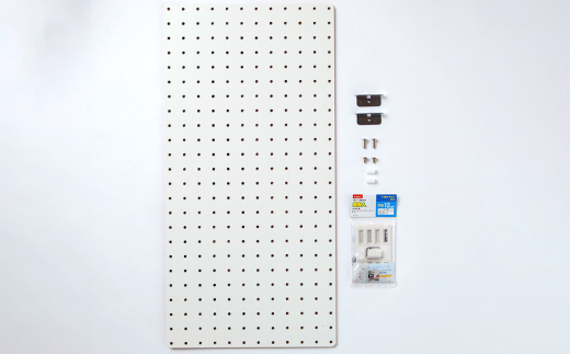 石膏ボード用固定金具 Miseluパンチングボード M 白 壁美人 有孔ボード ホッチキス 簡単 おしゃれ 一時置き 玄関 キッチン DIY 【017S128】