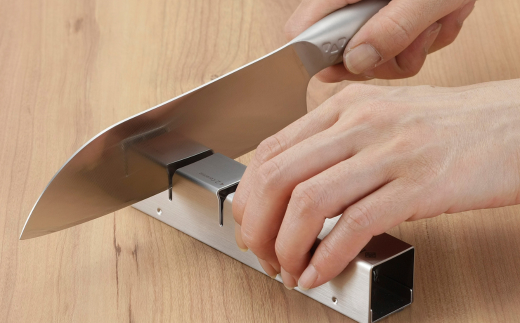 包丁・シャープナー2点セット 包丁 キッチン用品 燕三条製 新生活 一人暮らし [越匠] 【020S051】