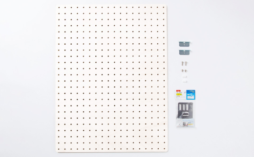 石膏ボード用固定金具 Miseluパンチングボード L 白 壁美人 有孔ボード ホッチキス 簡単 おしゃれ 一時置き 玄関 キッチン DIY 【021S064】