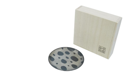 鎚起銅器 豆皿 ダルメシアン【022S042】