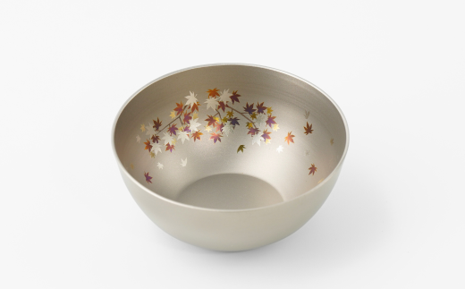 純チタン製お猪口 裕(Yuu)・秋(紅葉) オシャレ おちょこ ぐい吞み おしゃれ 酒器 日本酒 チタン 燕三条製 プレゼント 退職祝い 【022S069】