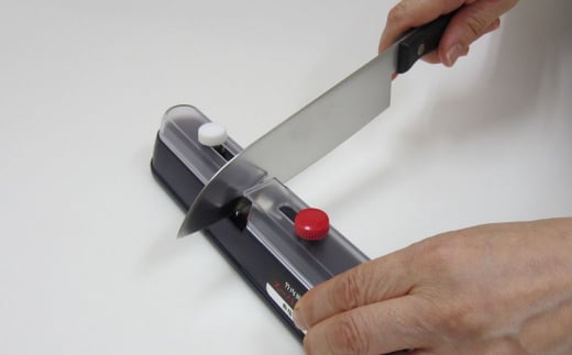 ダイヤモンドW曲線包丁研ぎ器 [竹内式スーパー研師] キッチン用品 シャープナー 【023S005】