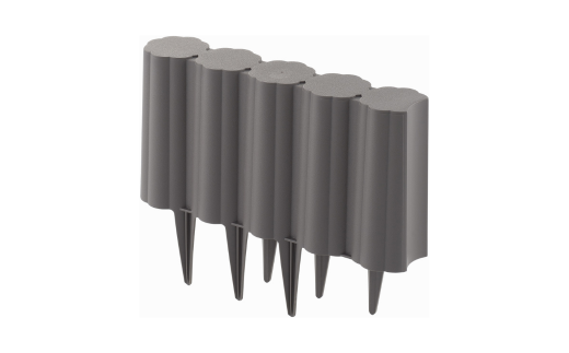 ガーデンフェンスセット ダークブラウン 40個 ガーデニング 花壇 簡単設置 軽量 軽い おしゃれ 燕三条製 [株式会社オビタス]【025S055】