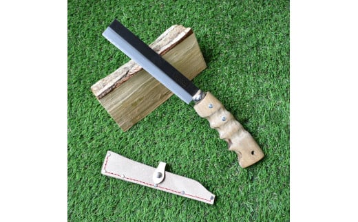 [山人] 全鋼 ミニ竹割鉈 小型斧 薪割り 竹割 竹細工 キャンプ用品 アウトドア用品 ナタ 燕三条製 【028S016】