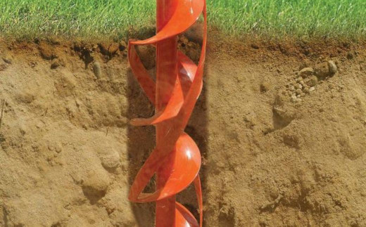 スパイラルボーラー 穴掘り器 ガーデニング 家庭菜園 女性もラクラク 【035S006】