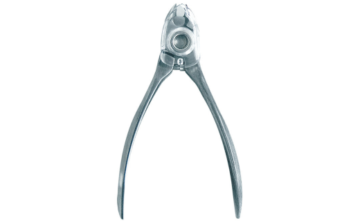 ネイルケアヘアライン(L) 爪ヤスリ・飛散防止カバー付 革調ケース 爪切り つめ切り ネイルニッパー 手仕上げ ネイルケア トラベル用 燕三条製 [Faith(フェイス)] 【037S027】