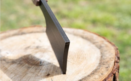 [BABACHO] 薪割りに 多喜火斧 （手斧） 革ケース付き キャンプ用品 アウトドア用品 登山 【044P005】