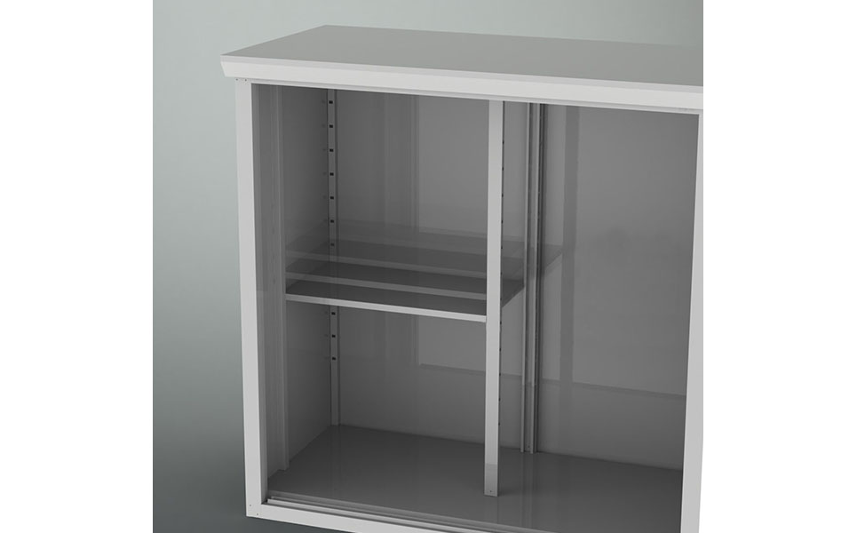 [グリーンライフ] 倉庫や物置（収納庫）として便利 ダシーレ 1215（チタングレー）【196P003】