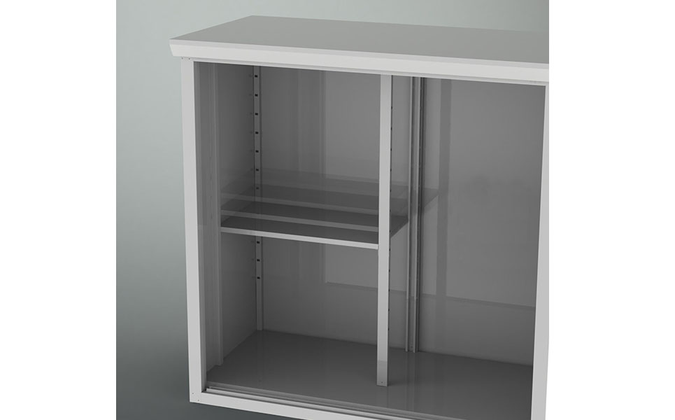 [グリーンライフ] 倉庫や物置（収納庫）として便利 ダシーレ 1515（チタングレー）【228P003】