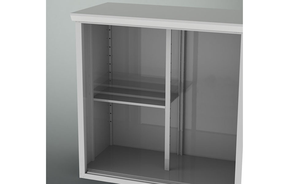 [グリーンライフ] 倉庫や物置（収納庫）として便利 ダシーレ 1815（チタングレー）【235P003】