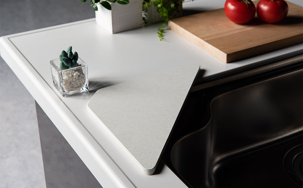 吸水プレート モイストレイ シンクコーナープレート 滴る水をしっかり吸収　[KAWAKI]【010P133】