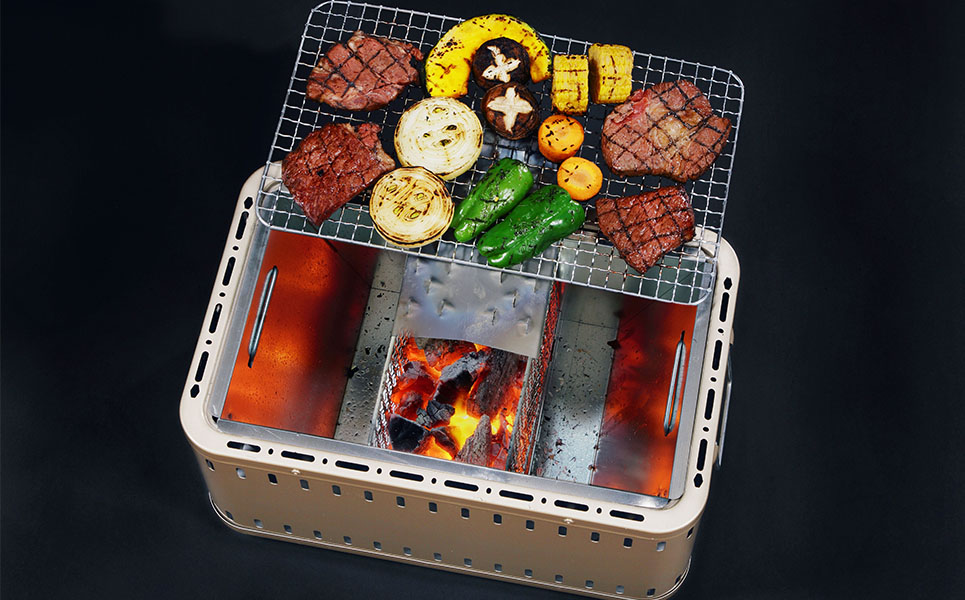 [グリーンライフ] 少煙シチリンセット（七輪セット）【020P090】