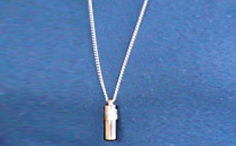 [leger（レジエ）] 純チタンニトロネックレス ローレットタイプ【047P002】