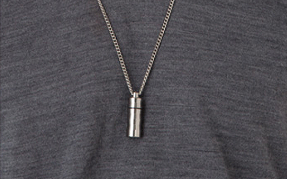 [leger（レジエ）] 純チタンニトロネックレス ウェーブタイプ【047P003】