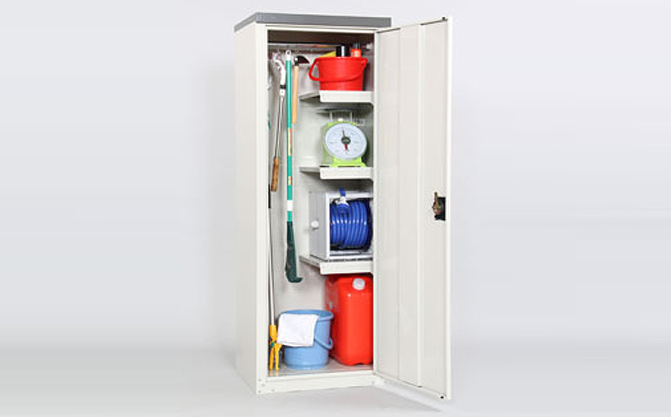 [グリーンライフ] 屋外の倉庫や物置として便利 扉式収納庫 162【066P003】