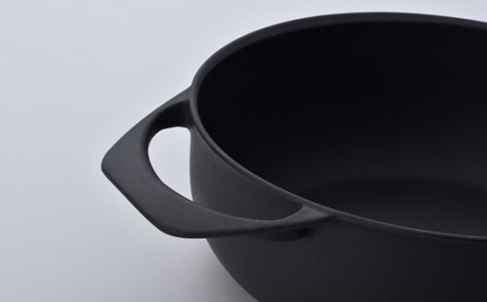 [UNILLOY（ユニロイ）] キャセロール（ホーロー鍋） 22cm くろがね【070P007】