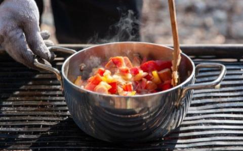 [TSBBQ] 軽くてサビにくい ステンレスダッチオーブン 8インチ シルバー オール熱源対応 シーズニング不要 燕三条製【059P001】