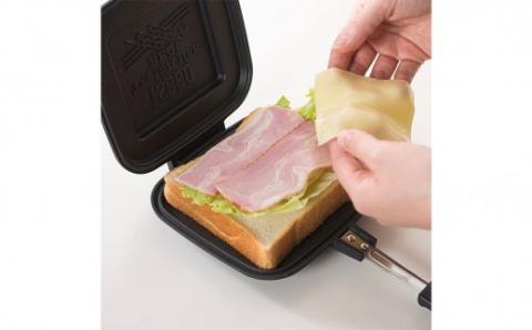 [TSBBQ] ホットサンドメーカー セパレートタイプ アルミ製 シーズニング不要 燕三条製 キャンプ用品 アウトドア用品【017P031】