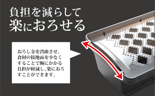 ステンレス製おろし金 ふわっとおろしてみま専科 調理器具 キッチン用品 燕三条製【010P091】