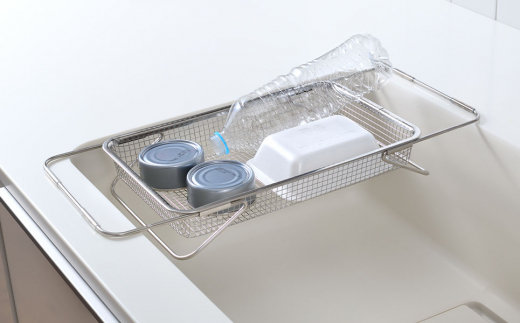 水切りメッシュかご レギュラー 水切りカゴ ステンレス製 食洗器対応 [leye]【010P156】