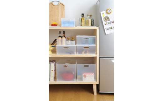 収納ボックス インボックス L クリア 3個セット 取っ手付 収納ボックス 衣類 収納ケース カラーボックス おもちゃ収納 押し入れ収納 新生活 一人暮らし 10000円以下 1万円以下 【010S074】