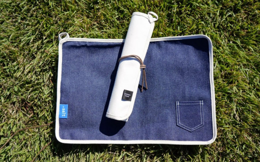 ランチョンマット＆コースター４枚セット おしゃれ SDGｓ アップサイクル [+salt (プラスソルト)] 10000円以下 1万円以下 【010S333】