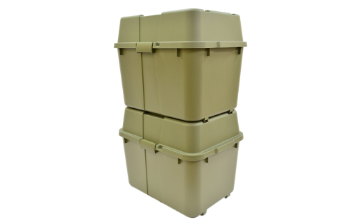 トランクボックス620 2個セット 収納 物置 宅配ボックス 灯油タンク収納 灯油缶収納 キャスター付き コンテナ アウトドア 防災 防災グッズ 防災用品 [株式会社オビタス] 10000円以下 1万円以下 【010S344】