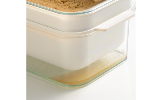 ぬかどこボックス [キッチン＆ダイニンググッズ部門大賞] [LIFE×DESIGNアワード ベストプレス賞] 水分を自然排出 ぬか床 容器 キッチン用品 [Leye] 【010S348】