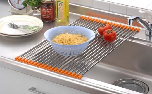 スノコロロ オレンジ キッチン用品 燕三条製 ステンレス製 [株式会社オビタス] 【011S113】