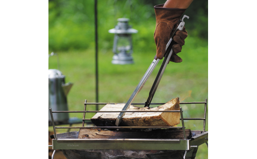 [ベルモント] SUS Hibasami(火ばさみ) ステンレス製 火バサミ キャンプ用品 アウトドア用品 【015S086】