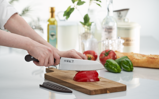 [作楽結] サヤ付き3本セット 包丁3本セット 庖丁セット キッチン用品 燕三条製 新生活 一人暮らし [下村工業] 【015S091】