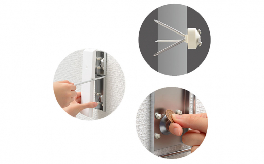 クリーナー壁付けホルダー ピン跡が目立たない 掃除機 収納 [Pinde]【019P007】