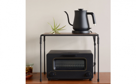 トースターラック(キッチンラック) キッチン収納 アイアンラック [BOW]【024P014】