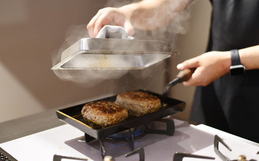 4.5mmの厚みが素材の旨みを引き出す 鉄板小（蓋付き） [大人の鉄板]【028P013】