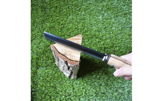 [山人] 全鋼 ミニ竹割鉈 小型斧 薪割り 竹割 竹細工 キャンプ用品 アウトドア用品 ナタ 燕三条製 【028S016】