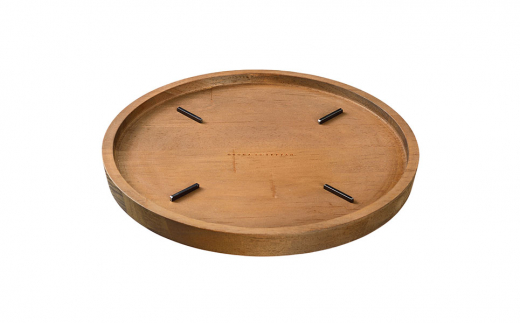 [大人の鉄板] 4.5mmの厚みが肉の旨みを引き出す フライパン26cm（蓋付き）&ウッドボードセット【038P007】