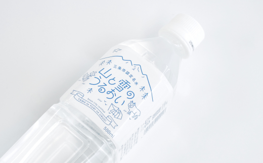 [定期便500ml×24本×6か月]ナチュラルミネラルウォーター 計500ml×144本 6か月連続でお届け 山と雪のうるおい 軟水 天然水 湧水 ミネラルウォーター 防災用品 防災グッズ【040S014】
