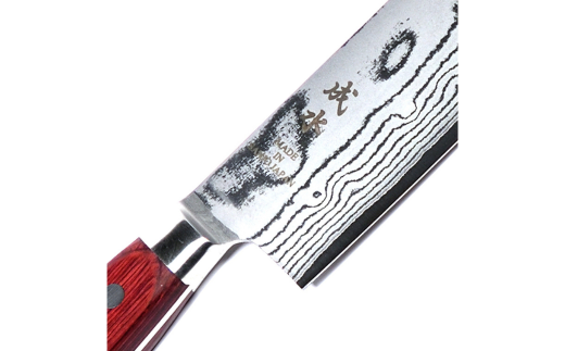 [成水] ダマスカスv金10号割込 菜切包丁 刃部16cm キッチンツール ダマスカス 調理器具 料理包丁 【040S029】