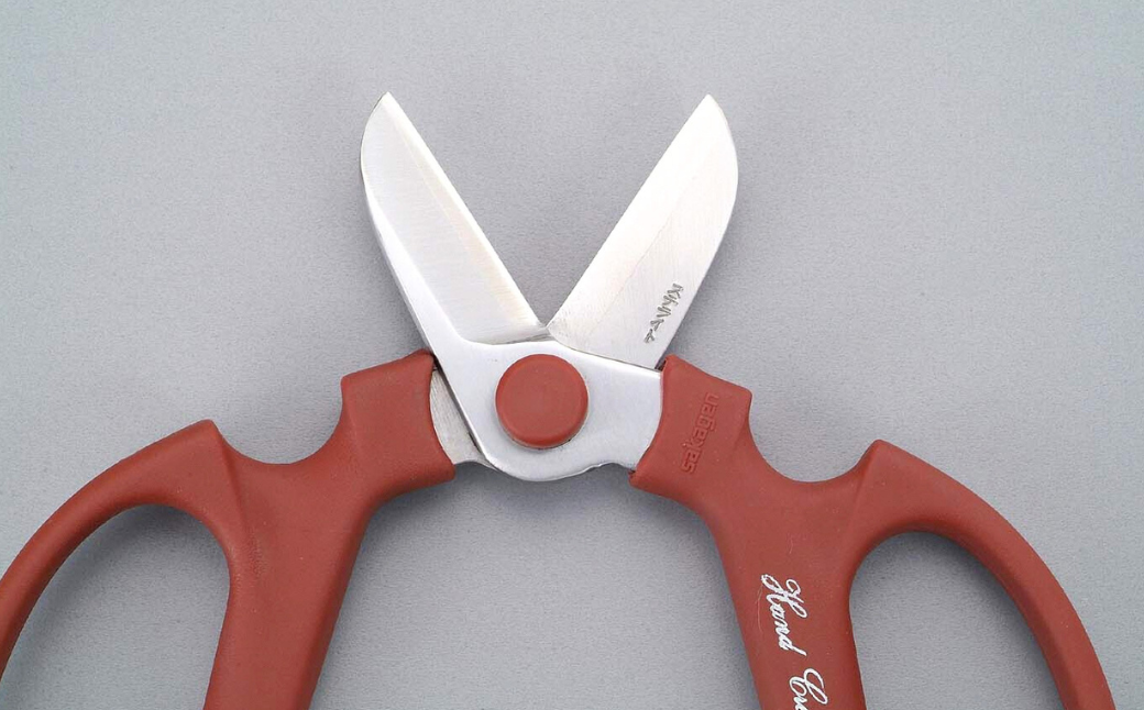 ハンドクリエーションコバルト合金(花鋏) 花ハサミ 園芸ハサミ 生花用 刃先が錆びないコバルト合金 ステンレス 園芸用品 ガーデニング用品 [坂源] 【052S002】