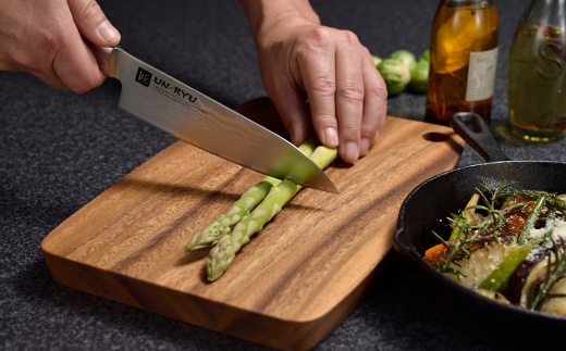 [雲竜] 包丁2本セット(三徳包丁・ぺティナイフ) 庖丁 三徳17cm ペティ12.5cm 匠 UN-RYU 下村工業 燕三条製 キッチン用品 新生活 一人暮らし【062S003】