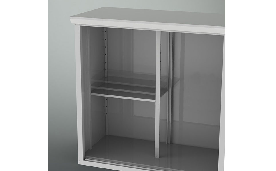 [グリーンライフ] 倉庫や物置（収納庫）として便利 ダシーレ 0915（チタングレー）【162P003】