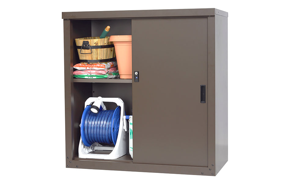 [グリーンライフ] 倉庫や物置として便利 家庭用収納庫 92【040P026】