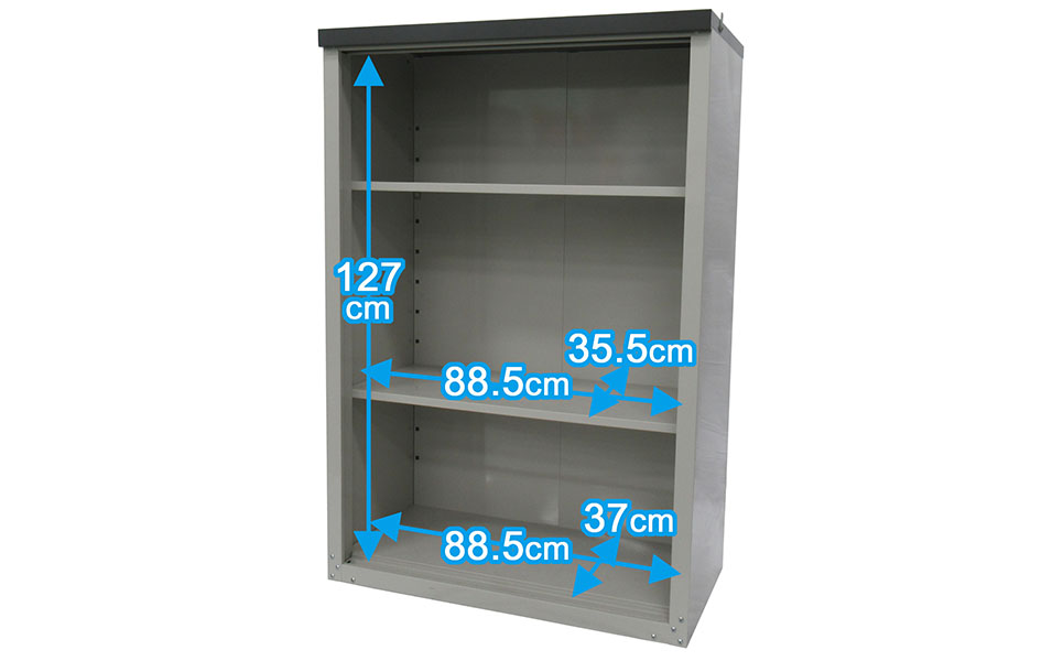 [グリーンライフ] 倉庫や物置として便利 家庭用収納庫 132【055P014】