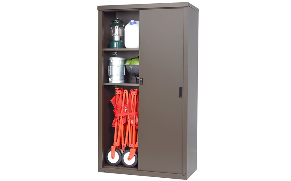 [グリーンライフ] 倉庫や物置として便利 家庭用収納庫 162【071P001】