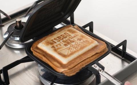 [TSBBQ] ホットサンドメーカー セパレートタイプ アルミ製 シーズニング不要 燕三条製 キャンプ用品 アウトドア用品【017P031】